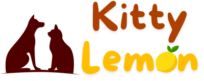 Kitty Lemon Pet Shop official website logo with a cute cartoon dog mascot, yellow and black gaming-inspired design, specializing in custom dog beds, cat beds, personalized pet toys, pet accessories, pet gifts, and premium pet supplies online.